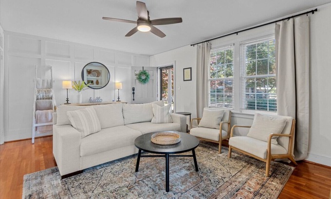 Rosewood House | Charming Rosewood bungalow with incredible backyard oasis with in-ground pool.