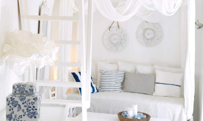 Oia Villa | Charming Santorini Villa | Alsaki House Street View | 1 Bedroom | Close to the.