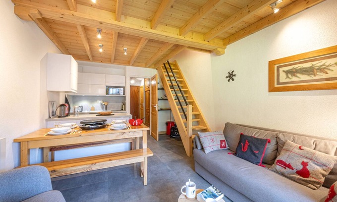 Val-d'Isere Apartment | Charming Ski-In/Ski-Out Duplex, WiFi, and Garage in Val-d'Isère