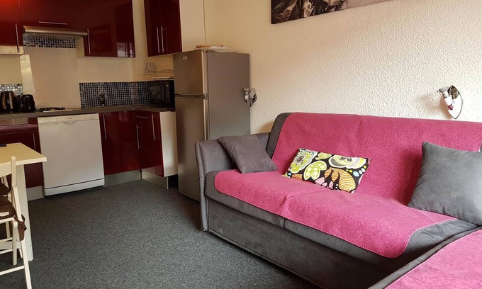 Arc-2000 Apartment | Charming Studio for 4 in Central Arc 2000 - Ski-in/Ski-out, Near Shops and Ice Rink