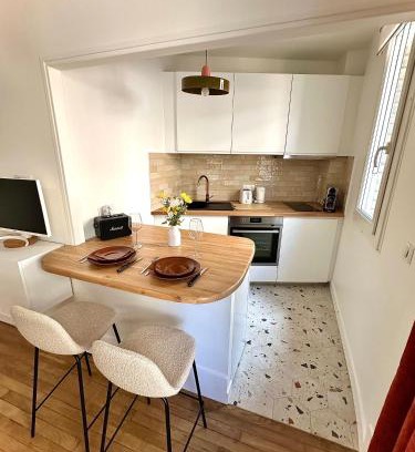 Combat Apartment | Charming Studio fully equipped Buttes Chaumont