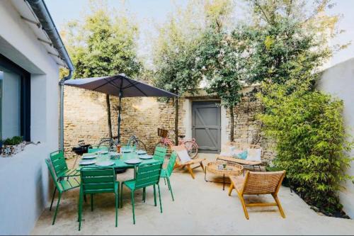 Le Bois-Plage-en-Re House | Charming village house with courtyard