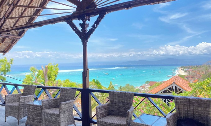 Lembongan Island Villa | Charming villa with WiFi and AC in enchanting Nusa Lembongan OCEAN VIEW