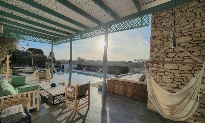 Ghazoua Villa | Charming villa with pool and clear view of the nature