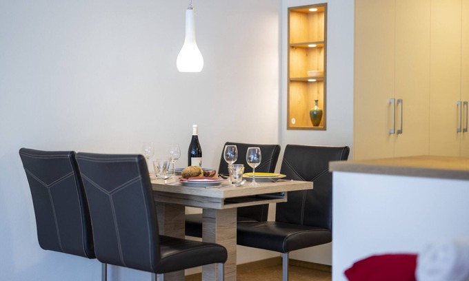 Engadin Scoul Apartment | CHASA TULAI F83: BEAUTIFULLY RENOVATED STUDIO IN HOLIDAY PARK TULAI F83