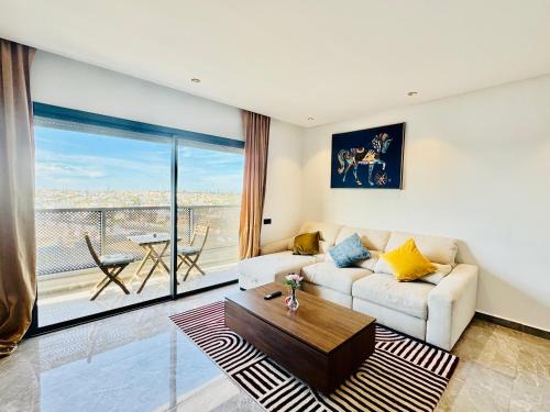 Casablanca Apartment | Chic Apartment in Casa Finance District -Open view - Fast WIFI