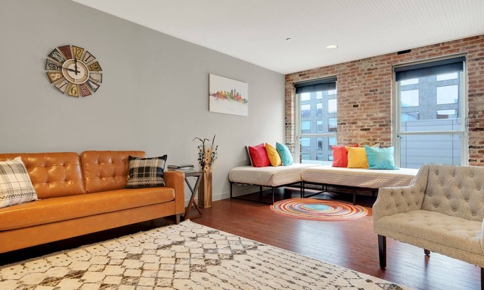 Downtown Louisville Apartment | Chic, Industrial Style Loft on Whiskey Row