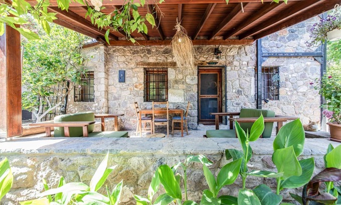 Bitez Villa | Chic Villa w Fireplace 3 min to Beach in Bodrum