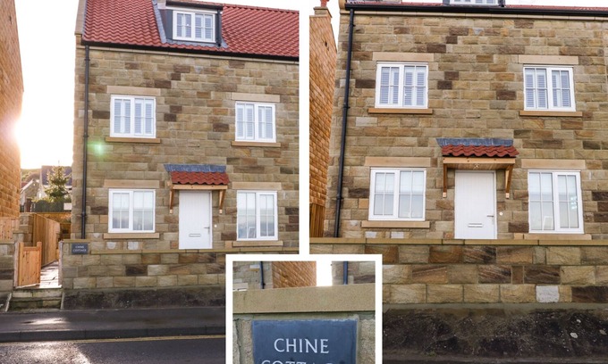 Sandsend Cottage | CHINE COTTAGE, with a garden in Sandsend