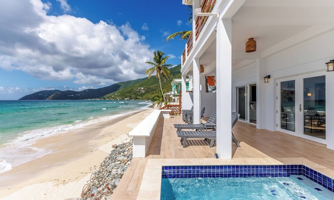 West End Villa | CHMADA BEACH VILLA - Chic new luxury beachfront villa with pool & hot-tub