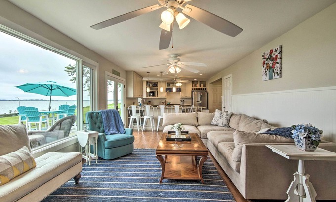 Cambridge House | Choptank River Beach Home w/Pier in Cambridge!