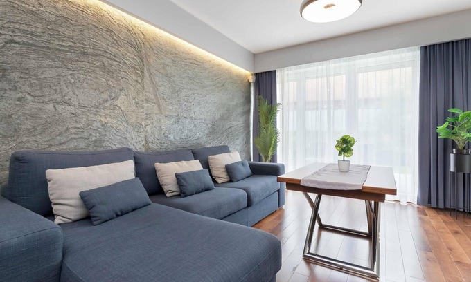Zaspa Apartment | Chrobrego 38A | Gdańsk | Blue Apartment | Parking & Garden