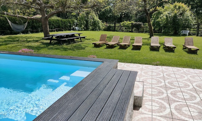 Saint-Paul-en-Born House | CLASSEE 3 ETOILES - swimming pool - jacuzzi 12 people 8 ha estate, lake and sea