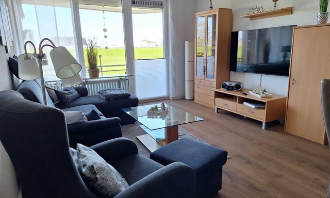 Dahme Apartment | Close to the beach. directly behind the dike!