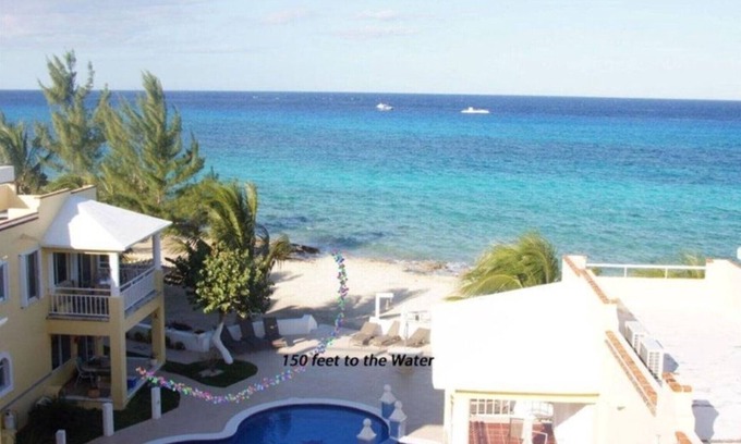 Cozumel Condo | Closest to Sandy Beach! Amazing views. Walk to Chankanaab, Uvas & Money Bar.