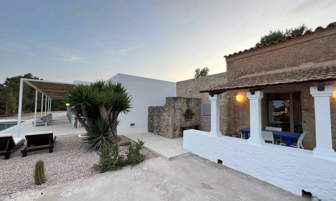 Formentera Villa | Cottage in Can Corda, House 4 Bedrooms 5 Bathrooms with swimming pool in Cap de Barbaria