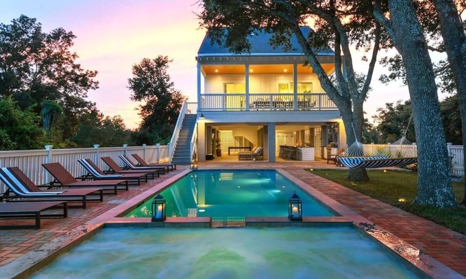 Bay St Louis House | Coastal Retreat | Heated Pool, Spa & Game Room