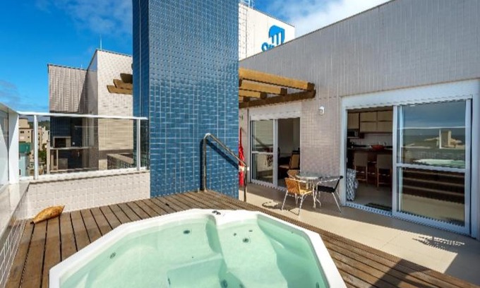 Governador Celso Ramos Apartment | Cobertura com Jacuzzi privativa