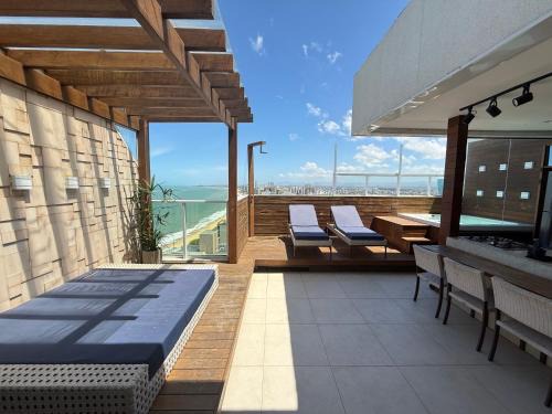 Praia de Itaparica Apartment | Cobertura frente mar