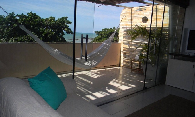 Ponta Negra Apartment | CocoBeachNat 5A. 120mq at sea. 2 suites. Foot on the sand. unforgettable vacation!