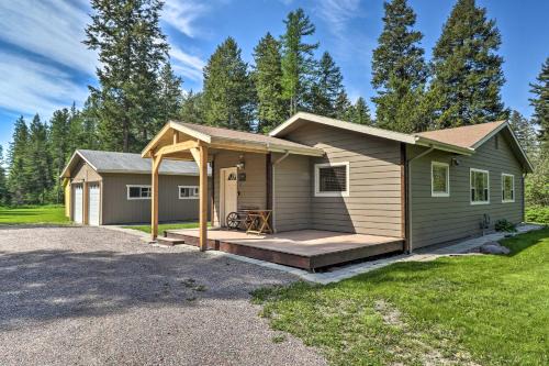 Columbia Falls House | Columbia Falls Private Retreat Pool Table and Deck!