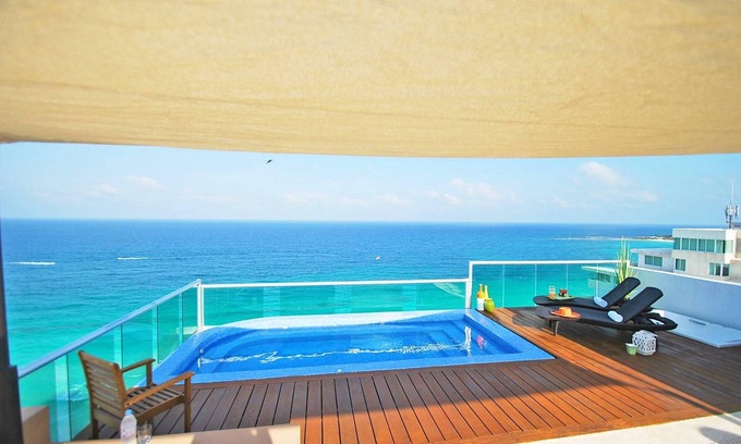 Zona Hotelera Condo | Combo #2014-Tim’s Ocean Condos – Beachfront – 10br/9.5bth + 2 Private Pools!
