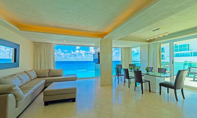 Zona Hotelera Condo | Combo #214 - Tim’s Ocean Condos – Beachfront – 8br/7.5bth with Gorgeous Views!