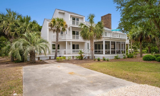 Debordieu Colony House | Come relax at Hellenic Haven just steps to the Beach!