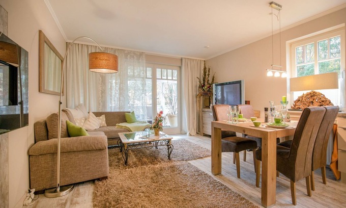 Binz Apartment | Comfort plus apartment with 1 bedroom and balcony on the upper floor