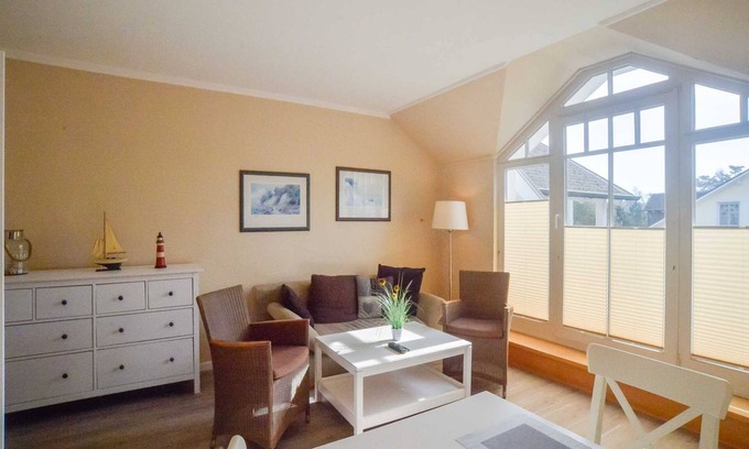 Binz Apartment | Comfort plus apartment with 1 bedroom and balcony on the top floor