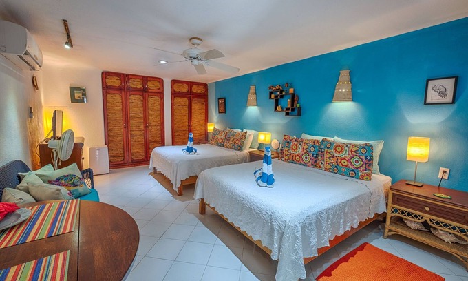 Akumal Cabin | Comfortable and affordable studio, perfect for a couple! Beach access, AC!