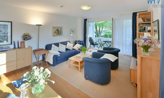 Binz Apartment | Comfortable apartment with south-facing balcony!