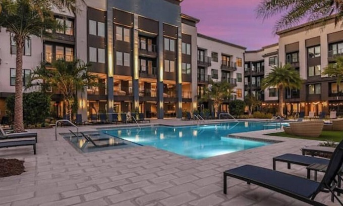 Deerwood Apartment | Comfy Modern King Bed Pool Near Mayo Town Center