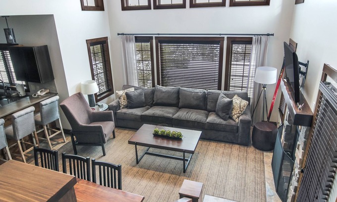 Boyne Falls Condo | Completely New 4BR Luxurious Creekside Condo With Private Hot Tub