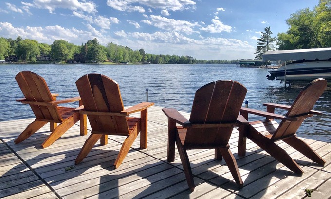 Crosslake Cabin | COMPLETELY REMODELED cabin on Daggett WFC 2024 23FT PONTOON INCLUDED