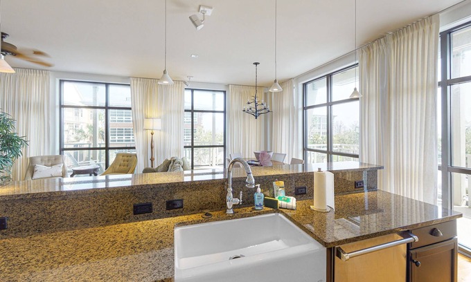 Port St. Joe House | Condo by the Bay w/ A/C, a Balcony, & Free WiFi plus Shared Pool & Beach Access