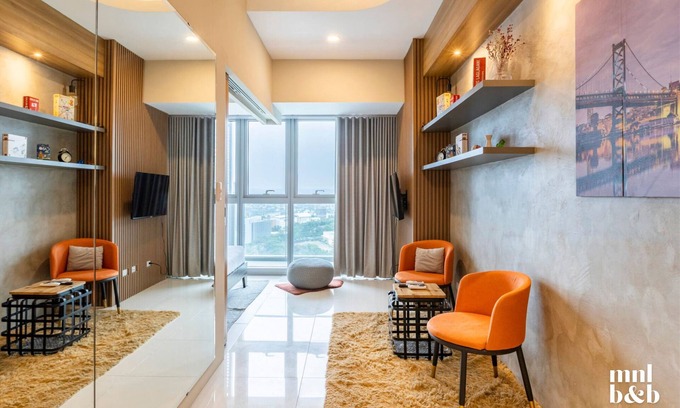 Bonifacio Global City Condo | Condo in Uptown Parksuites Tower II BGC w/Netflix, Disney+ and HBO Go