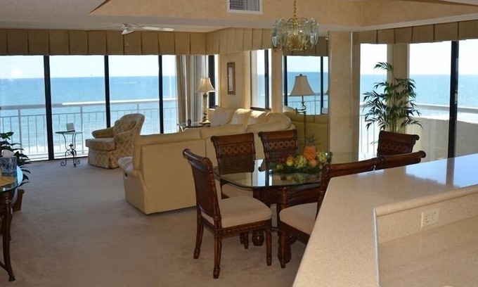 Crescent Beach Condo | Corner - Wrap-around Ocean Views - Shoreham II 8E