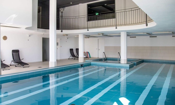 Falera Apartment | Cosy apartment for 4 guests with pool, WIFI, TV, balcony and panoramic view