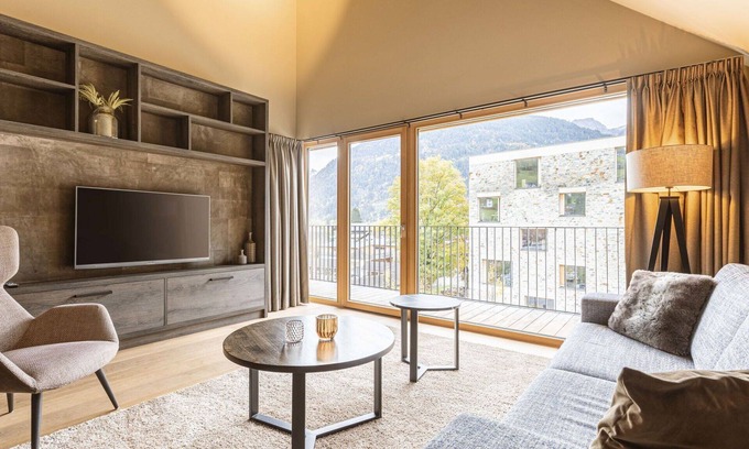 Schruns Apartment | Cosy apartment for 6 guests with pool, WIFI, TV, balcony and parking