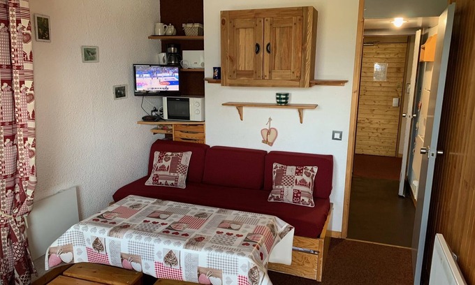 Plagne Villages Apartment | Cosy studio in Plagne Villages at the foot of the slopes