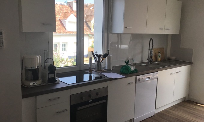 Equihen-Plage Apartment | cottage 8 people sea view with spa