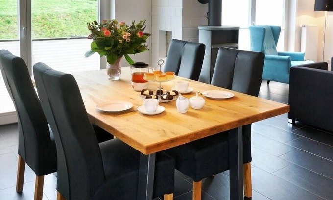 Nordhorn House | Cottage close to the beach, fireplace, sauna, whirlpool, Wi-Fi incl.