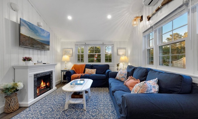 Dennis Port House | Cottage near Beach, A/C, Fenced Patio, Fire table