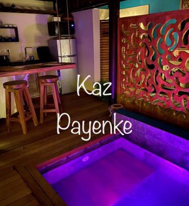 La Saline Les Bains Apartment | Cottage Payenke - bain balinais et lagon à pied