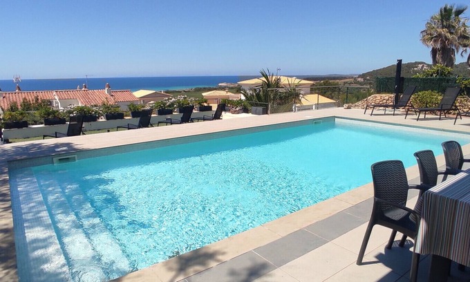 Sant Jaume Mediterrani Villa | Country House 'V196 Villa Brisa' with Sea View, Wi-Fi and Air Conditioning