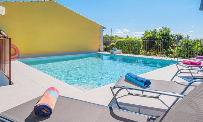 Buger Villa | Country Home “Son Serra” in Rural Area with Air Conditioning, Terrace & Garden