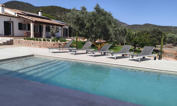 Bunyola Villa | Country House 'Ca Na Barons' with Mountain Views, Wi-Fi and Air Conditioning