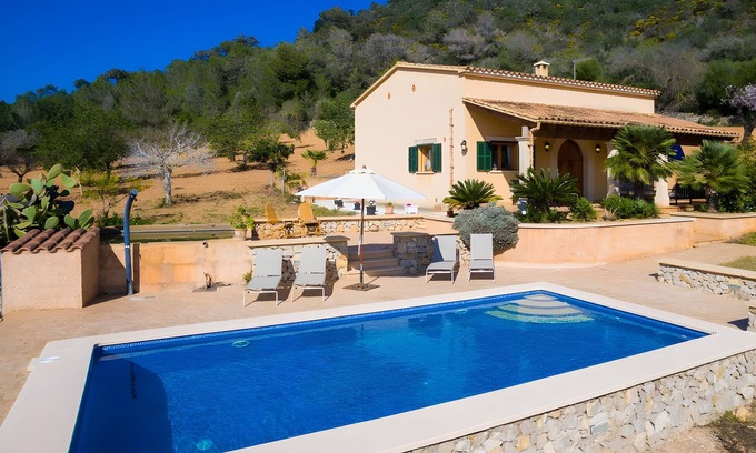 Son Servera Villa | Country House 'Son Sard Des Padrí Ref 229' with Mountain View, Wi-Fi and Air Conditioning