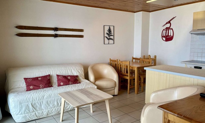 Viel-Alpe Apartment | Cozy 2-Room Apartment for 4 with Balcony, Near Ski Lifts - Vieil Alpe
